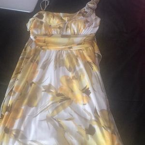 Yellow flower dress